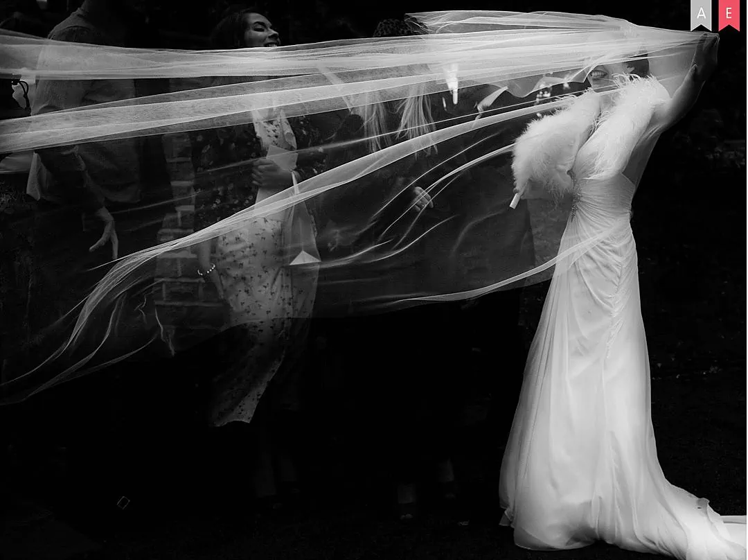 Wedding Photographer Surrey Bride Veil