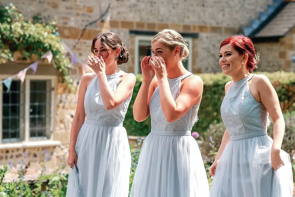 bridesmaids crying 
