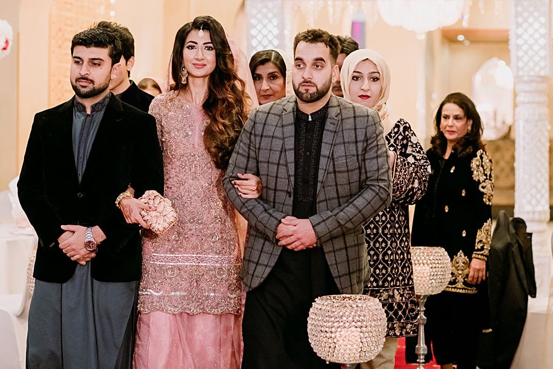 Muslim Wedding Photographer - arrival of the bride