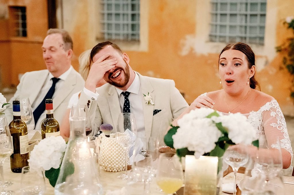 groom roasted by best man's speech at Villa Catignano