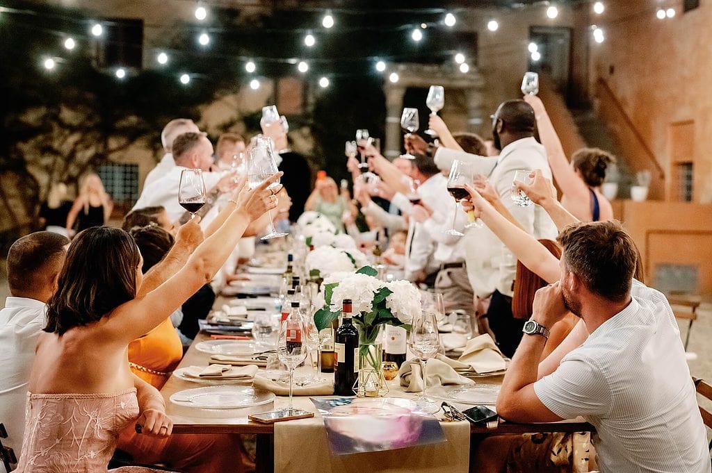 A toast to the speech at Villa Catignano