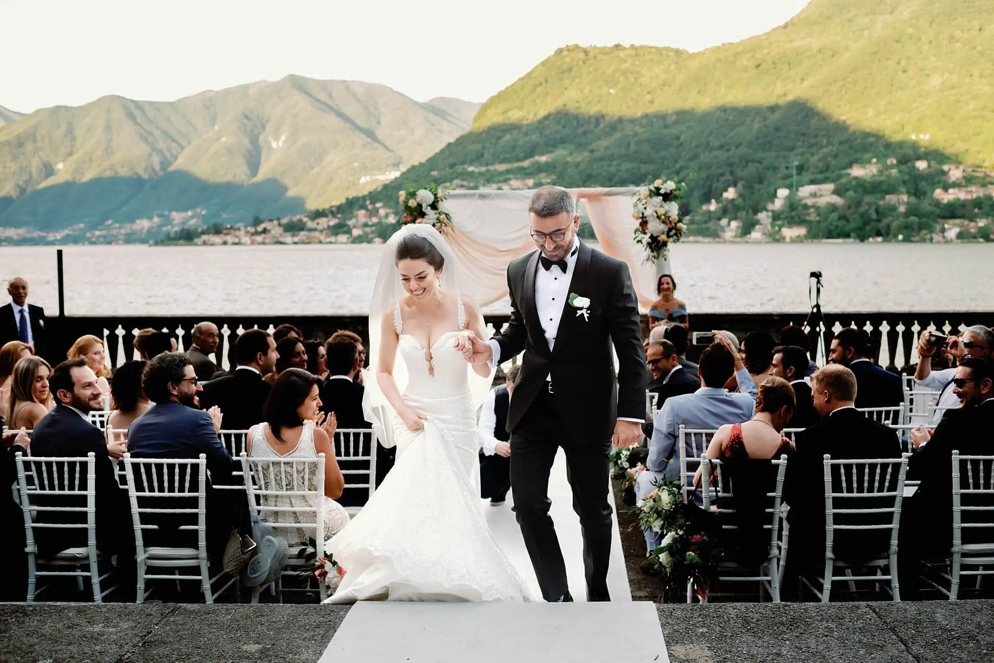 Lake Como Villa Pizzo Wedding Photographer