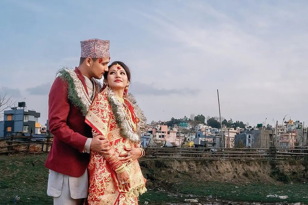 Couple portraits in nepal