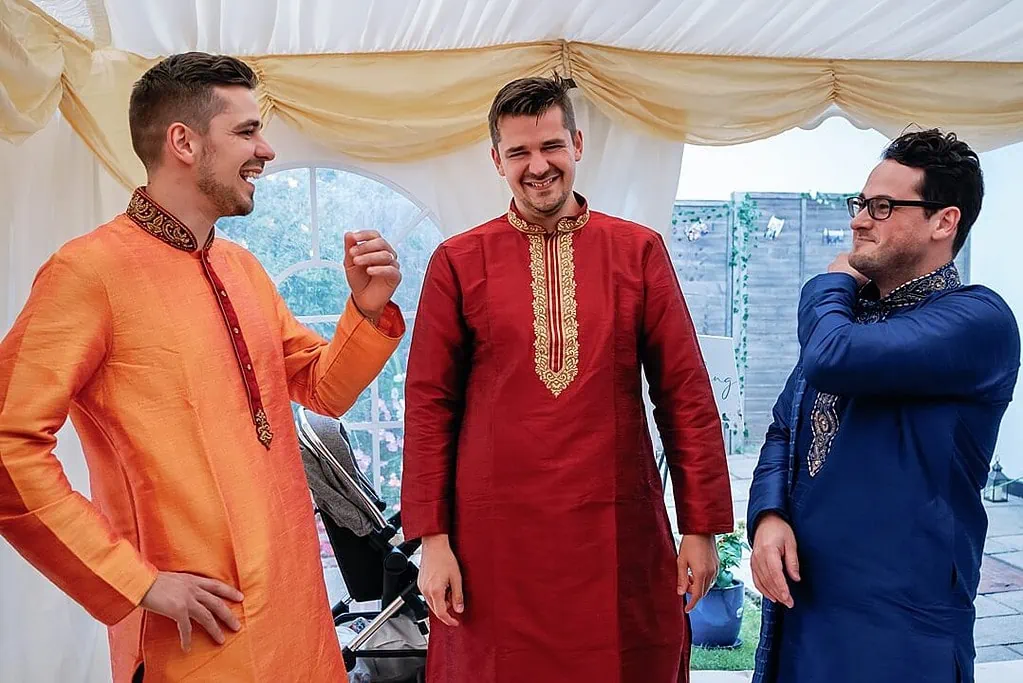 guests at an indian wedding