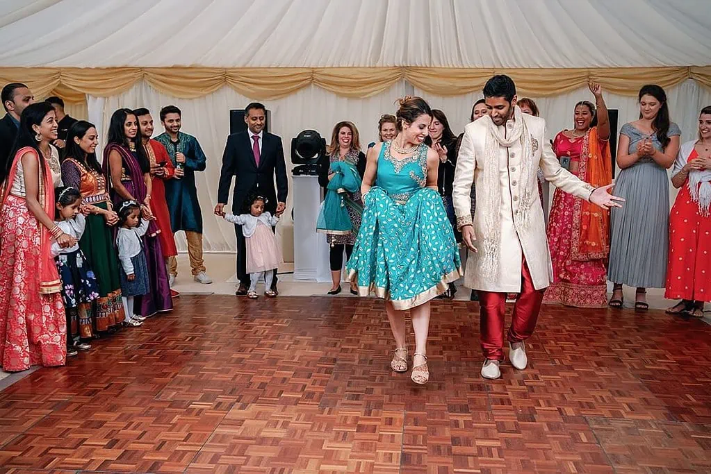 first dance at the indian wedding