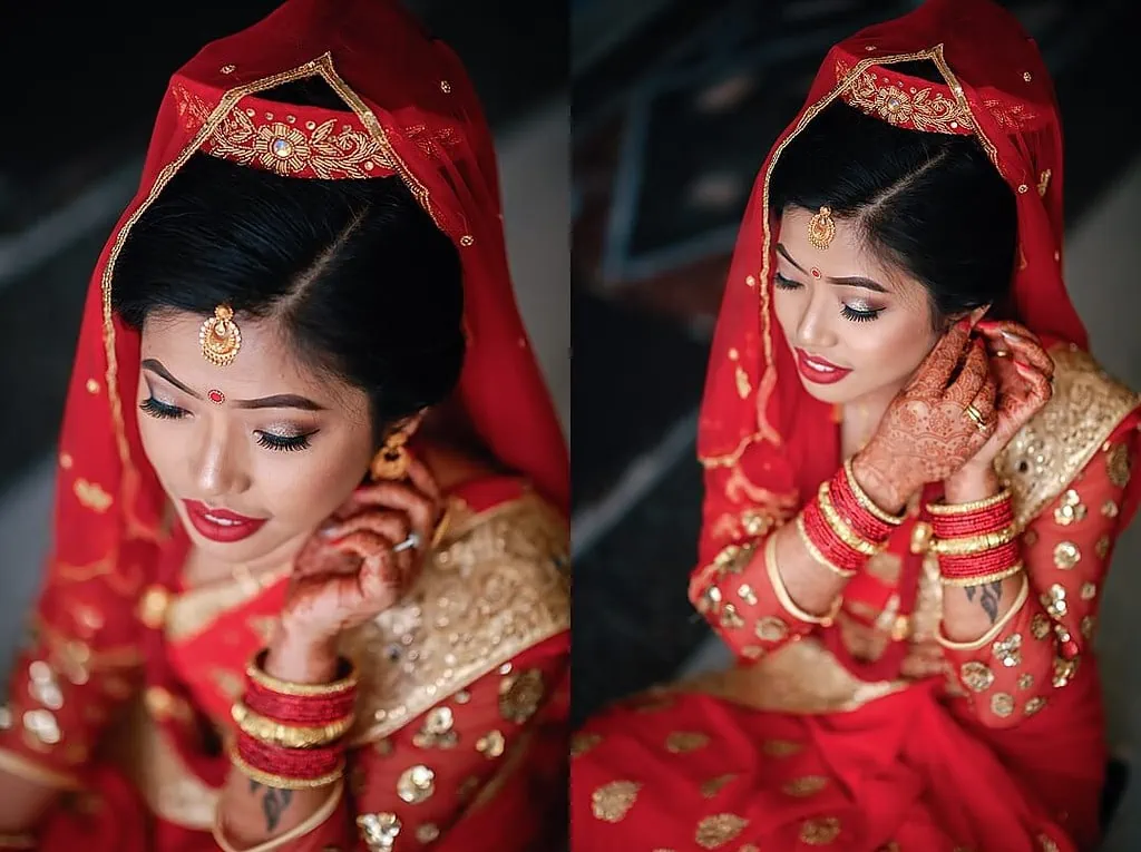 bridal portraits in nepal