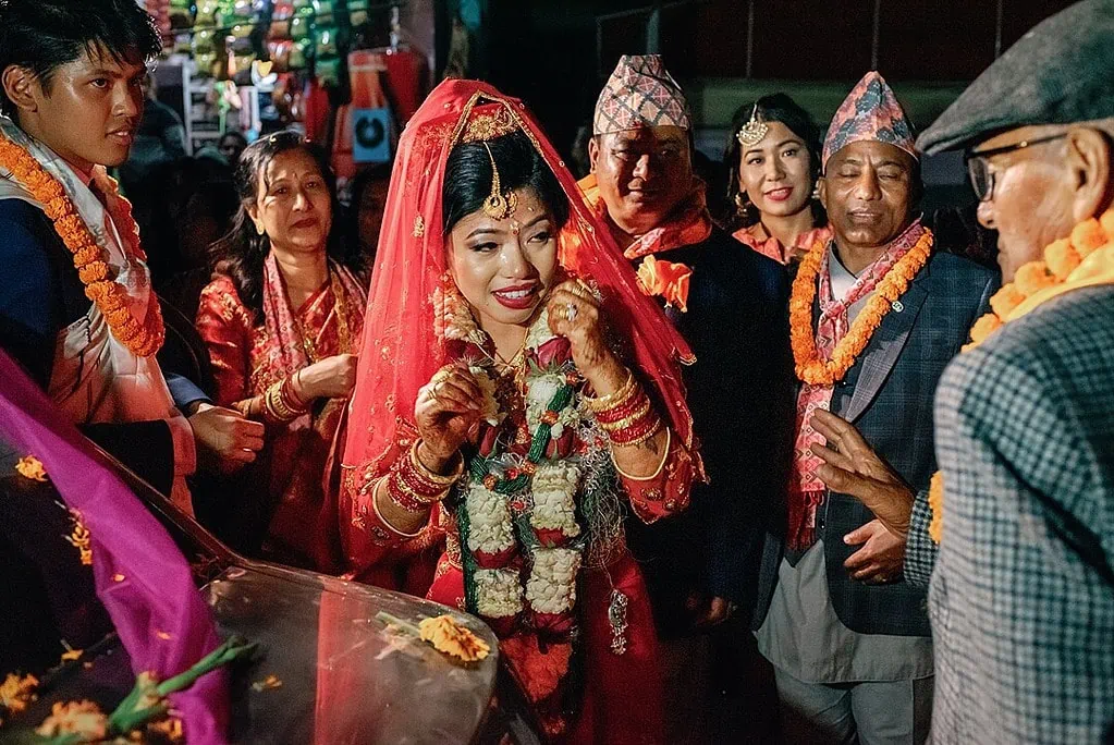 emotional bride leaving pokhara nepal