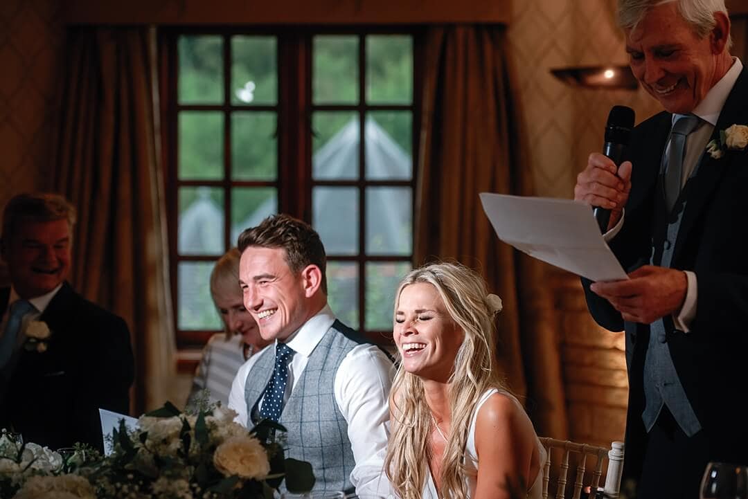 father of the groom speech at Pennyhill Park