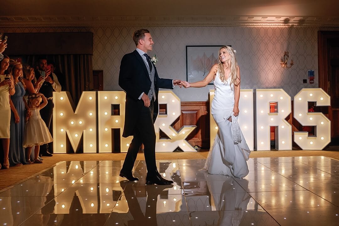 The first dance at Pennyhill Park