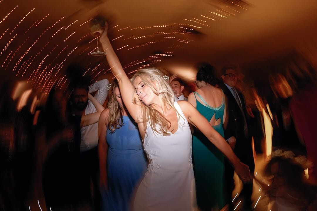 bride dancing at Pennyhill Park