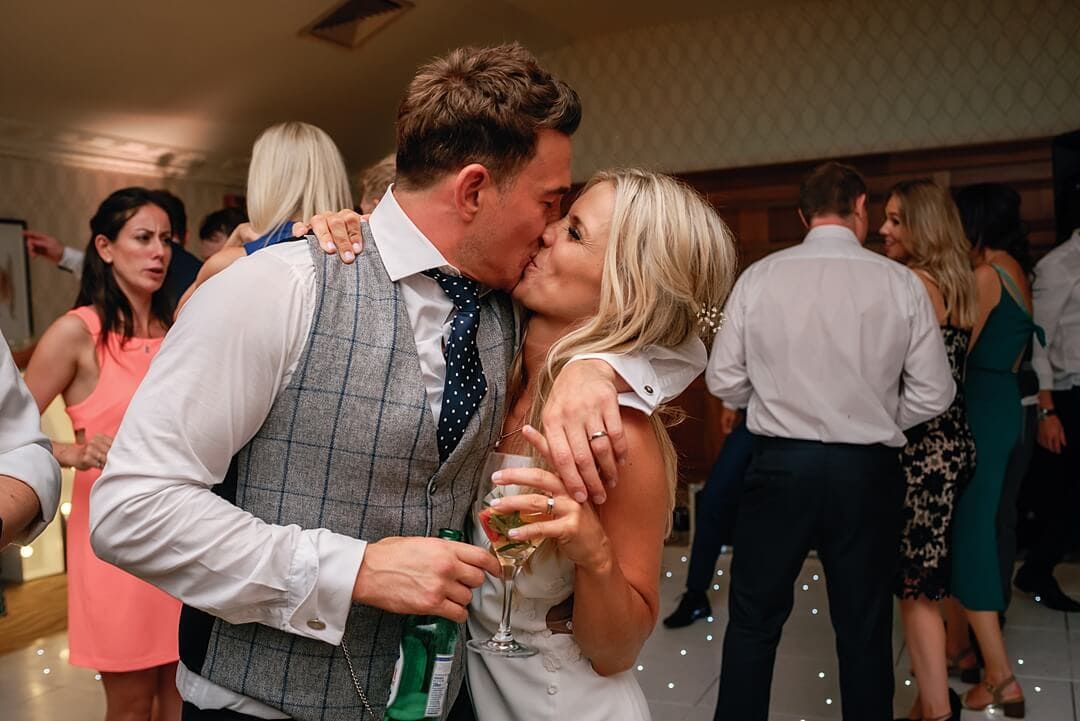 bride and groom at Pennyhill Park