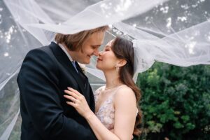 bride and groom portrait