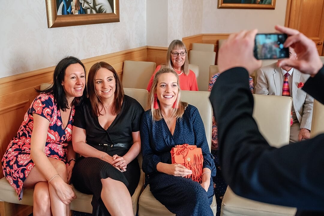 guests at Wandsworth Town Hall Wedding Photography