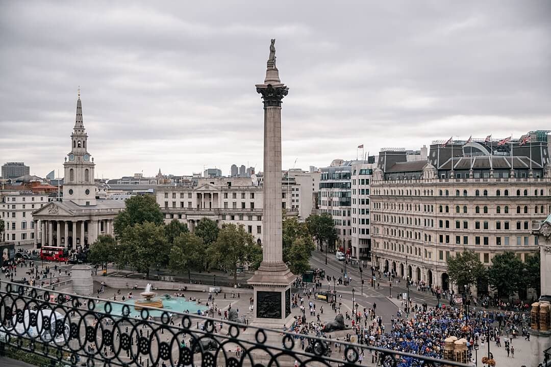 Trafalgar Square London weddings