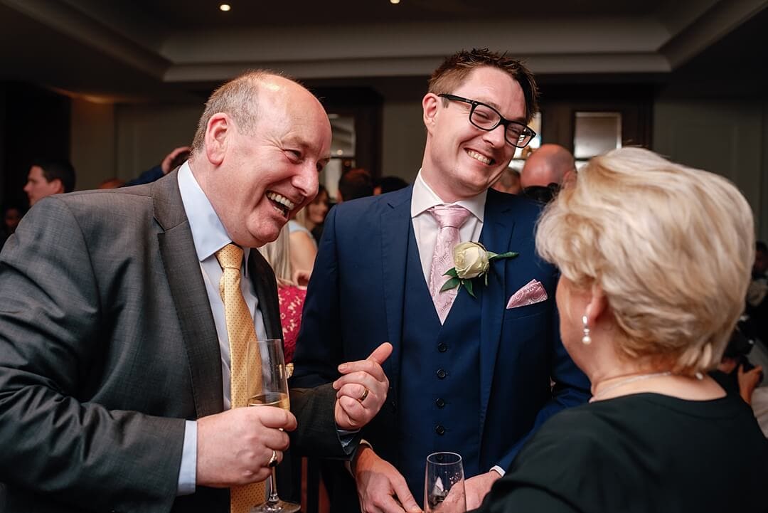 wedding guests in London at The Corinthia Hotel