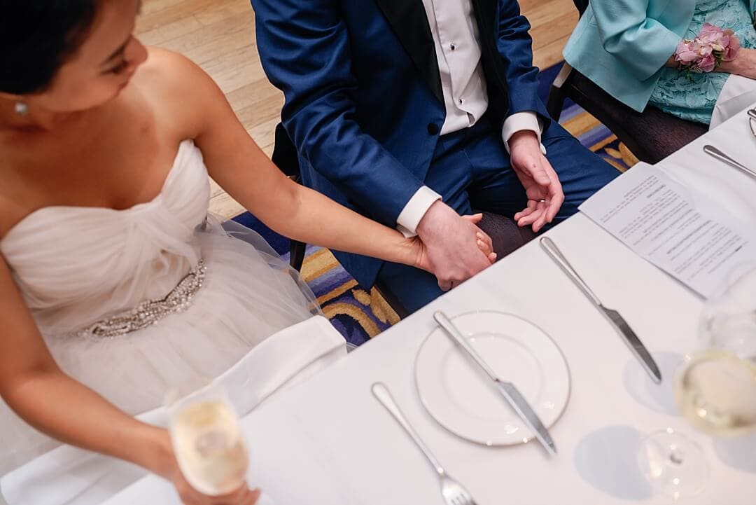 The bride's favourite photograph at The Corinthia Hotel