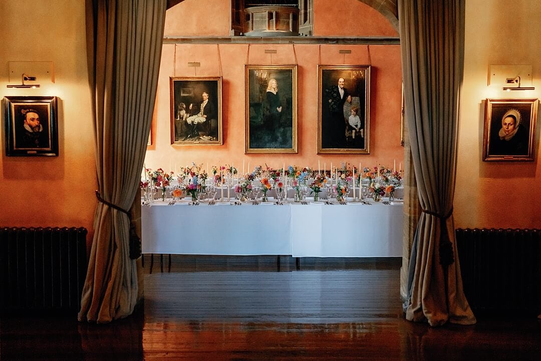 buck hall in cowdray house wedding