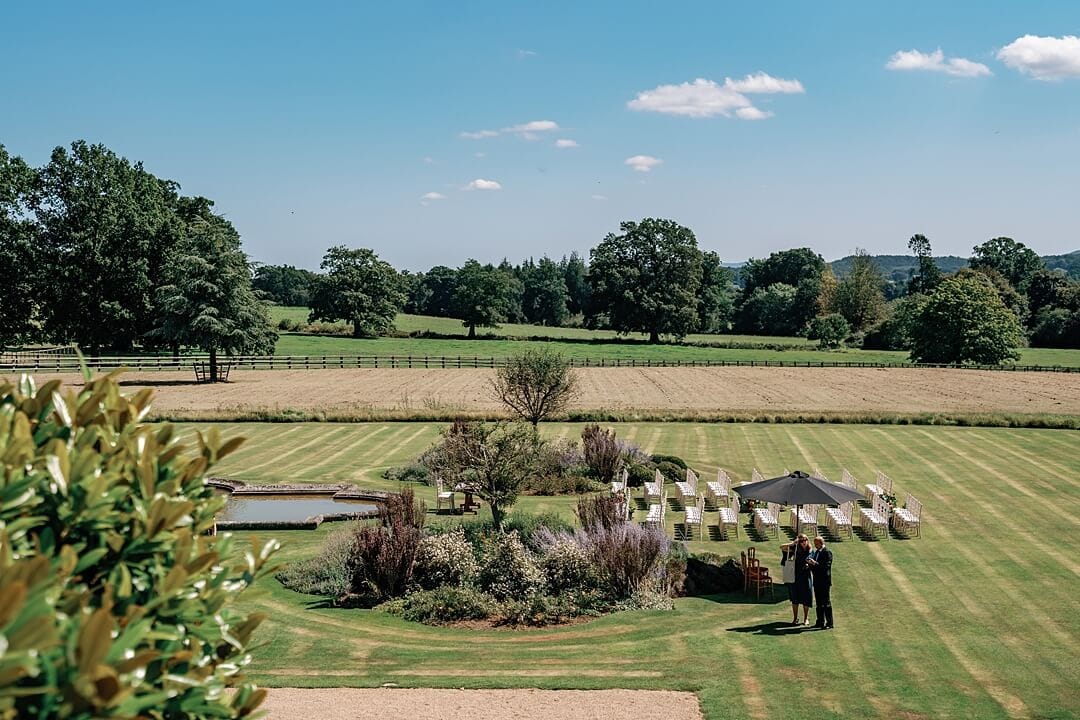 the outdoor ceremony in midhurst