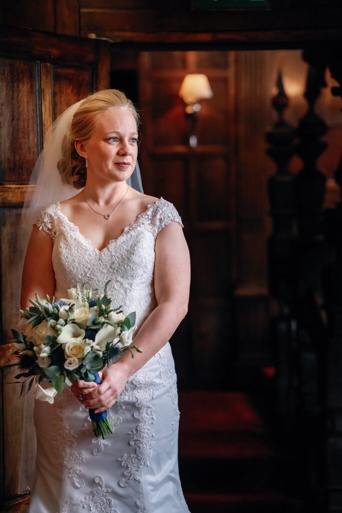 Bridal portrait at Great Fosters
