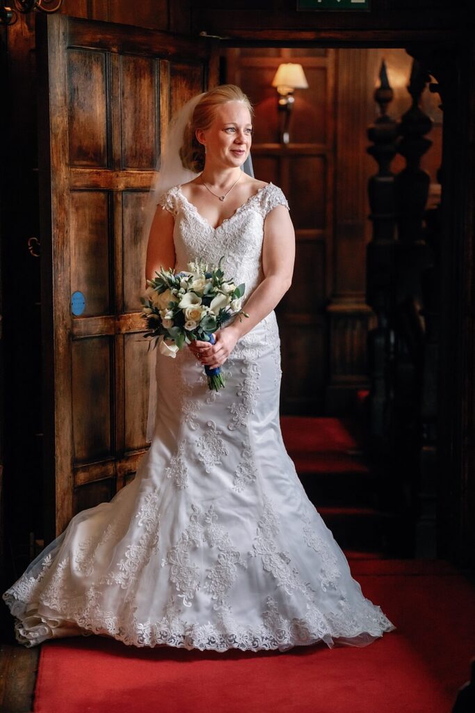 bridal portrait at Great Fosters