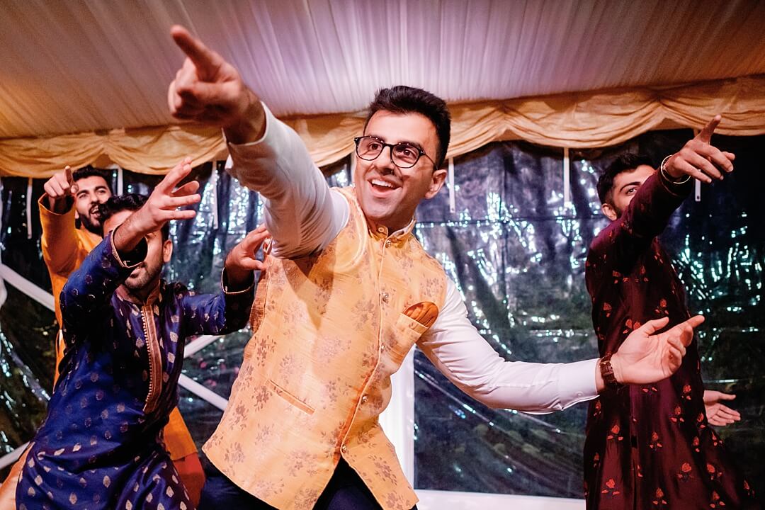 The Sangeet ceremony in London