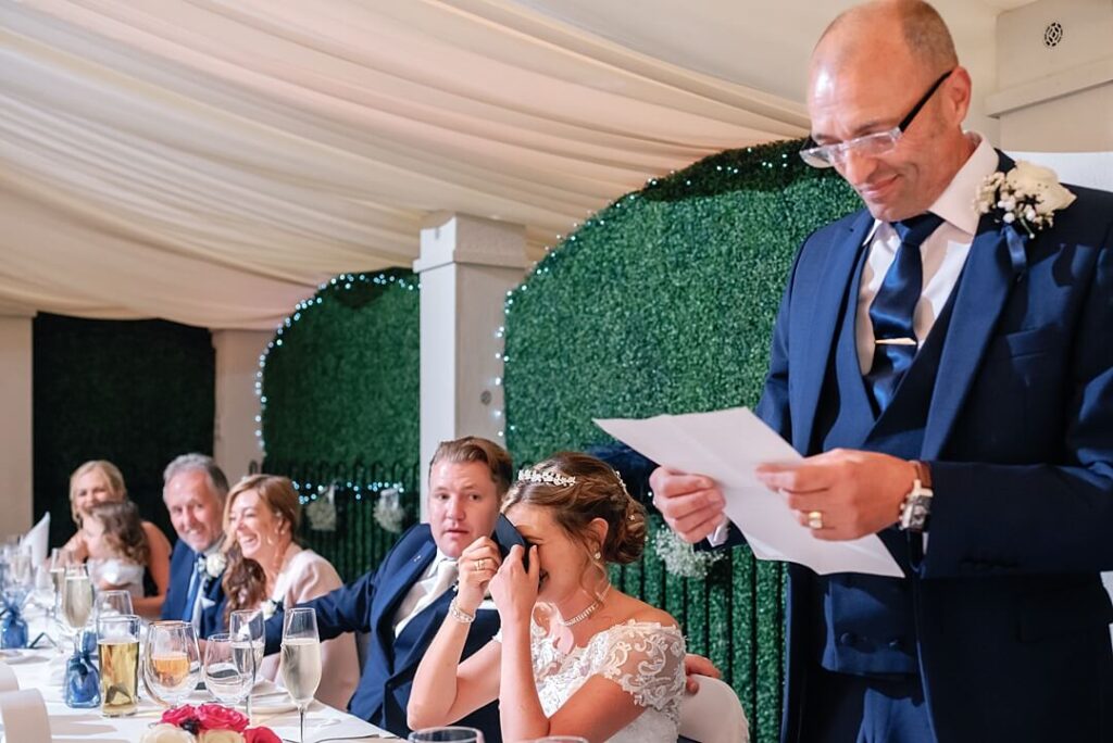 wedding speeches in Essex