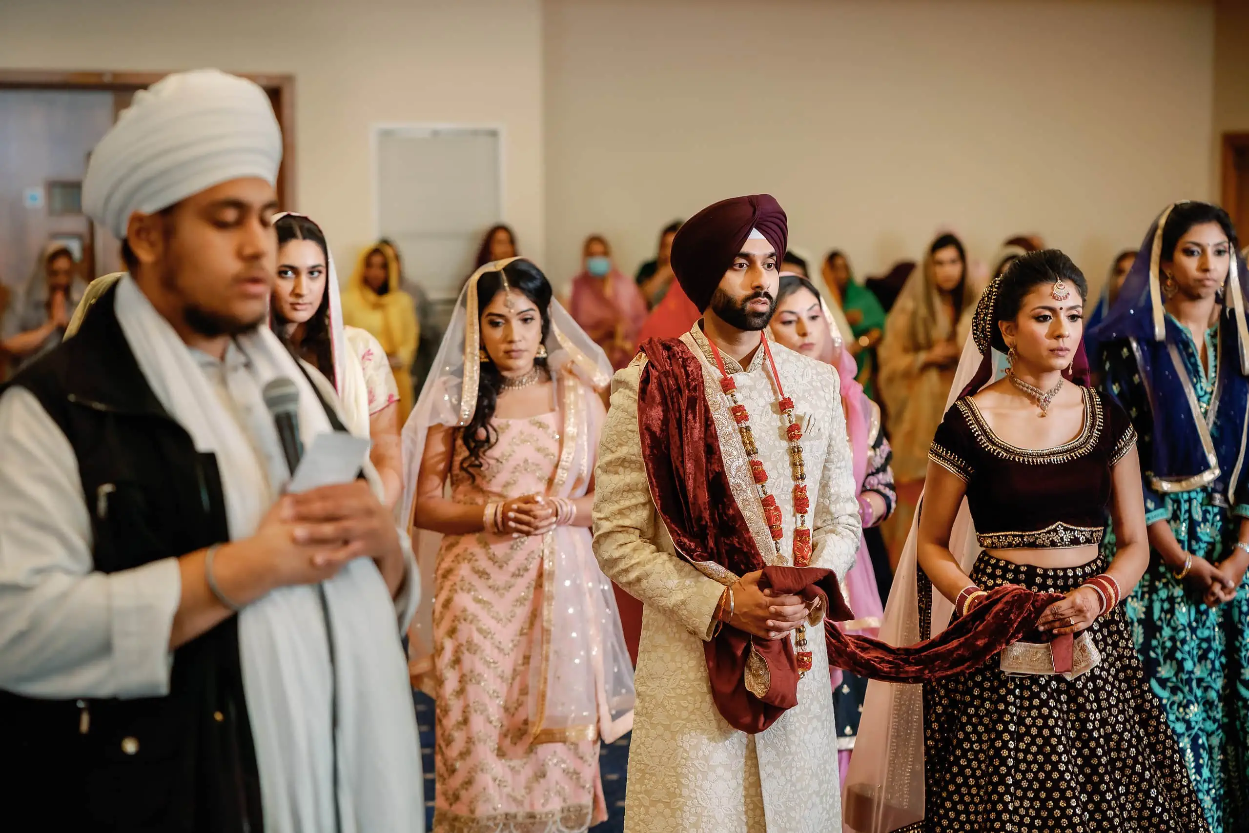 Ardaas to mark the end of the wedding ceremony