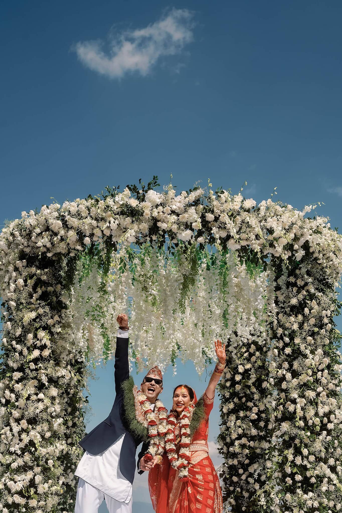 Bride and Groom at Chandragiri Wedding Photographer