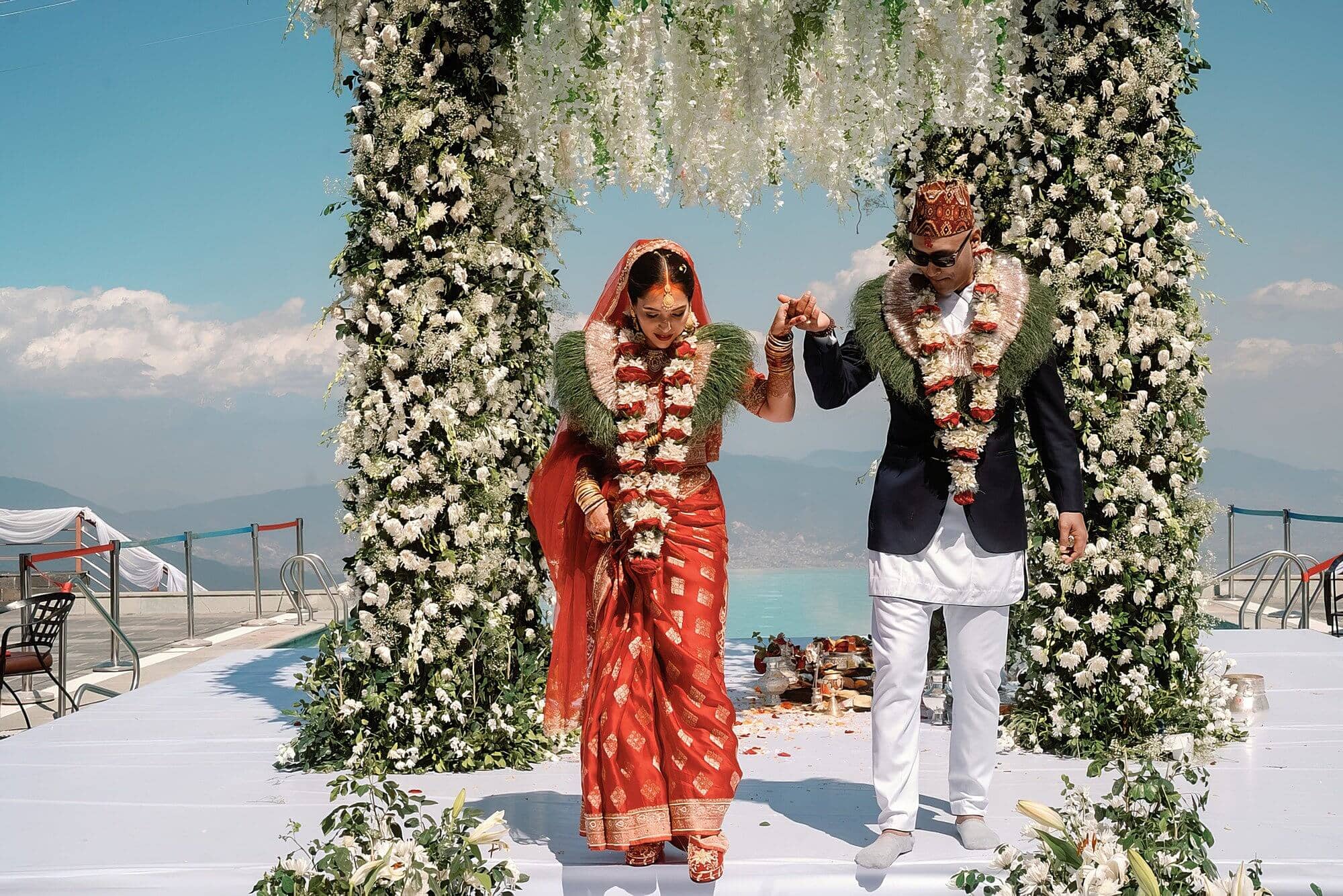 married at chandragiri hills resort weddings